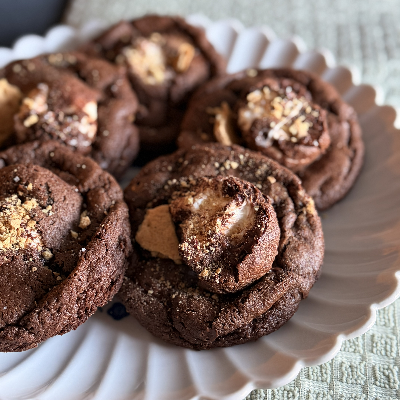 Double Chocolate Chip Smores Cookie