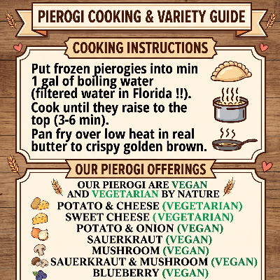 Pierogi  Potato & Cheese