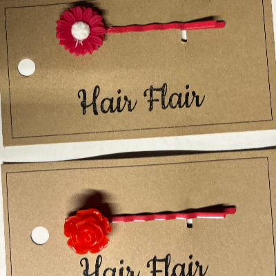 Floral Hair Clips