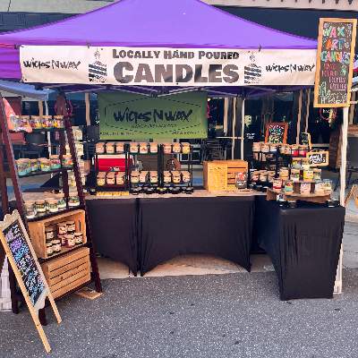 Wicksnwax Candles, Art Candles & Wax Melts