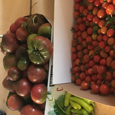 Heirloom Tomatoes And Peppers