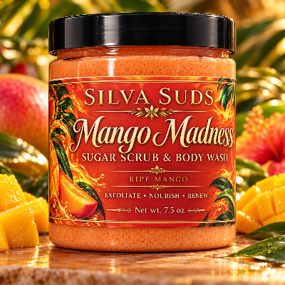 7.5oz Jar - Foaming Sugar Scrub And Body Wash
