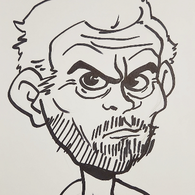 B/W Caricature