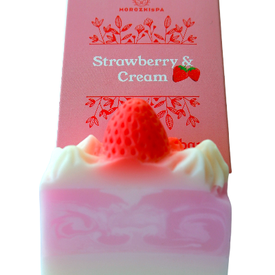 Strawberry & Cream Soap Bar 3.53oz(100g)