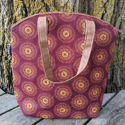 African Fabric Insulated Cooler Bags
