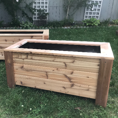 Large Cedar Planter Box