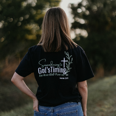 "Surrendering To God's Timing" Tee