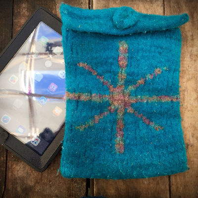 Hand Knit Felted Wool Tote Bags ( One Of A Kind)