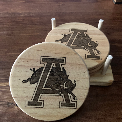 Drink Coasters - Pine