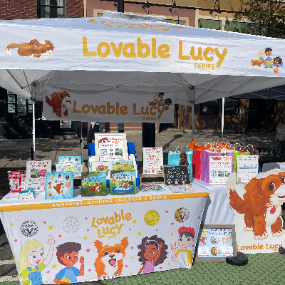 Lovable Lucy Booth Set Up - Full View