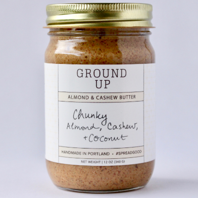 12oz + 4oz Chunky Almond, Cashew And Coconut Nut Butter