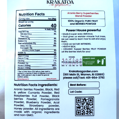 Aronia Superberries Blend Powder