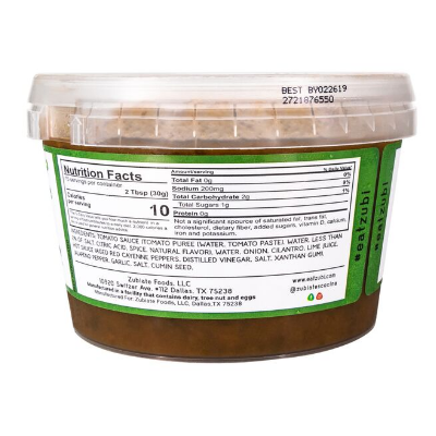 Zubiate's Mild Salsa
