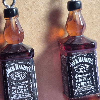 Boozy Booze Resin Earings