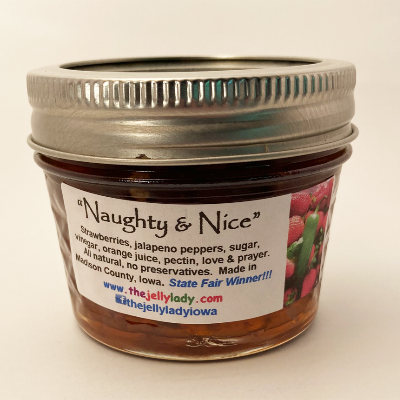 Naughty & Nice - Strawberry Jalapeño Jam - Small