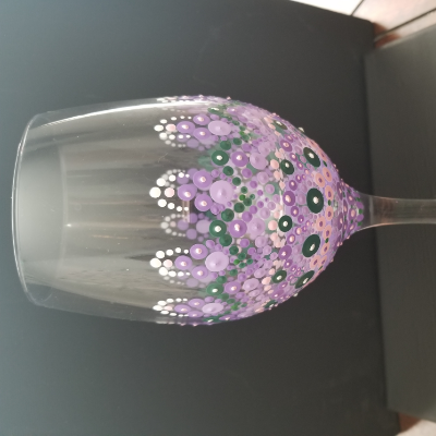 Mandala Painted Glassware
