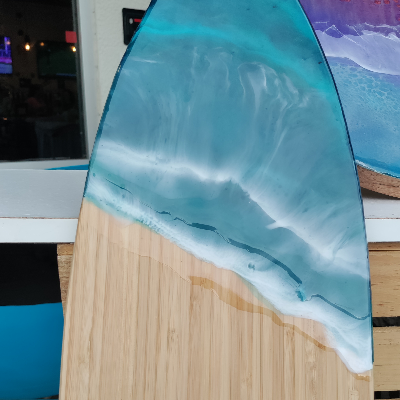 Surfboard Serving Tray, Surfboard Wall Art