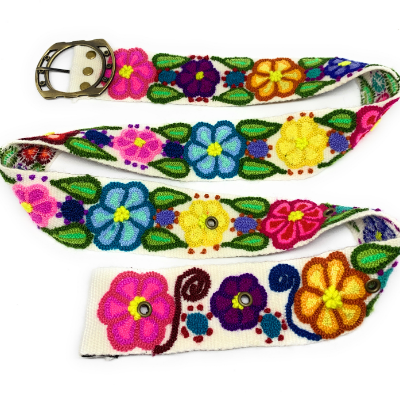 Handmade, Hand Embroidered Belt.