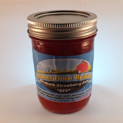 Bff - Rhubarb Strawberry Jam - Large