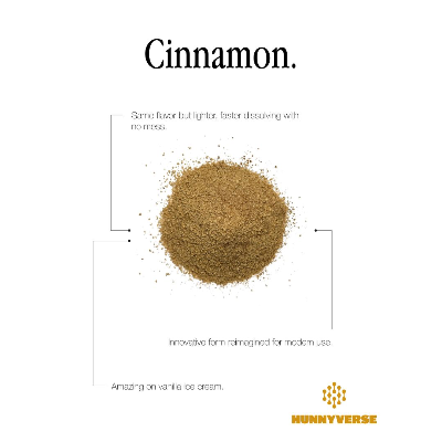 Dehydrated Honey Crystals - Cinnamon - Skinny Packs - 30 Ct Pouch