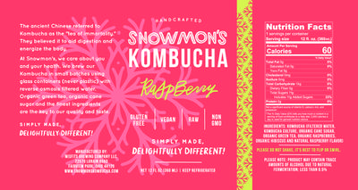Snowmon's Raspberry Kombucha