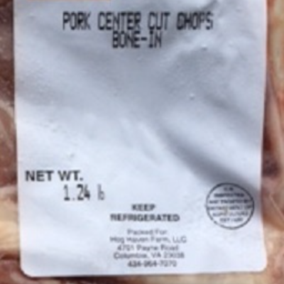 Usda Packaged Heritage Pork