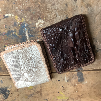 Reclaimed Leather And Animal Skin Wallets