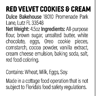 Red Velvet Cookies & Cream