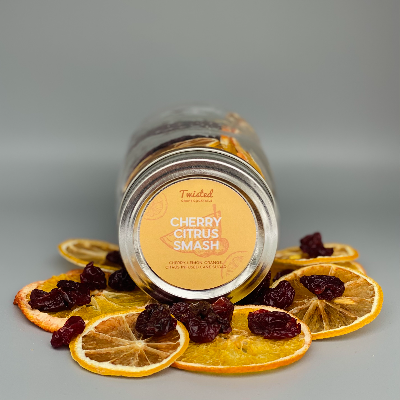 Cherry Citrus Smash Craft Cocktail Jar