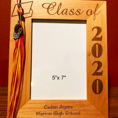 Personalized Graduation Frame With Hook For Tassel