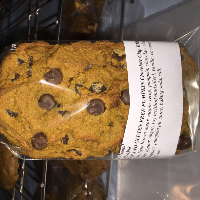 Gluten Free And Vegan Pumpkin Loaf