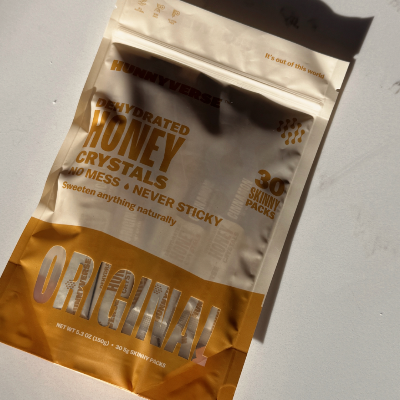 Dehydrated Honey Crystals - Original - Skinny Packs - 30 Ct Pouch