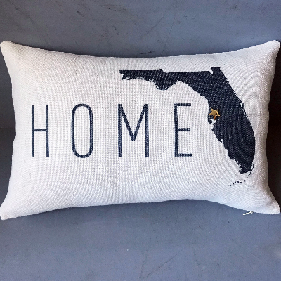 Home Pillow Florida State Map