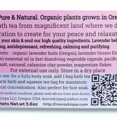 Lavender Haze Mess Free Bath Tea 2*80g