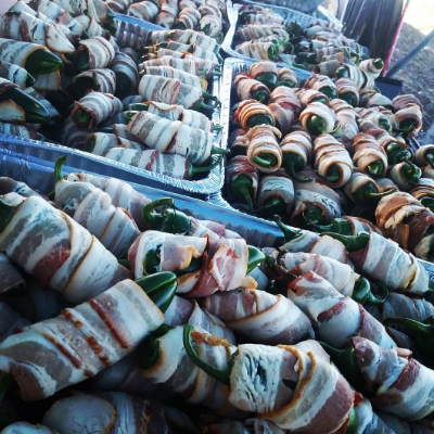 Bacon Wrapped Jalapeno Poppers