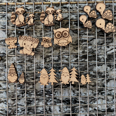 Wooden Bookcase Fillers