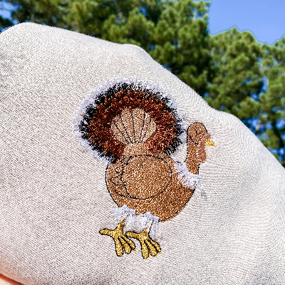 Thanksgiving Embroidered Sweatshirts