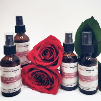 Rose Water Facial Mist With Glycerine