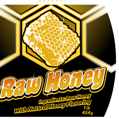 1 Lb Raw  Wildflower Honey