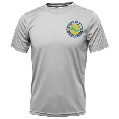 Cape Cod, Ma Jaws Men's Short Sleeve Upf 50+ Dry-Fit Shirt