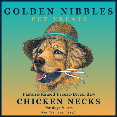 Chicken Necks - Pasture-Raised Freeze-Dried Raw Chicken Necks Treats For Dogs & Cats