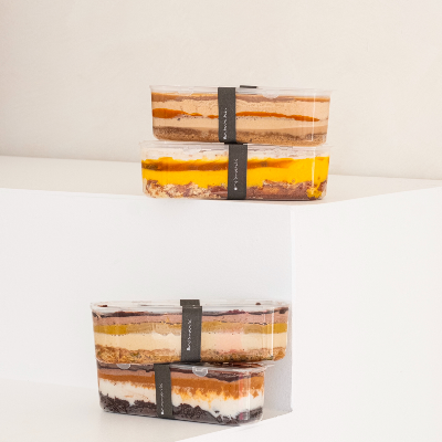Layered Gelato Cakes -Individual Portions
