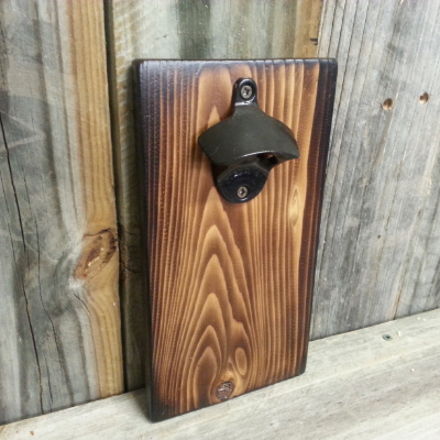 Bottle Opener With Magnetic Cap Catch