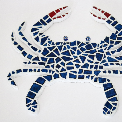 Mosaic Tile Artwork - Maryland Blue Crab