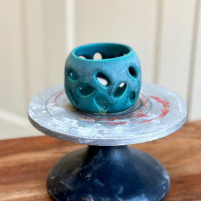 Pottery Candle Holders