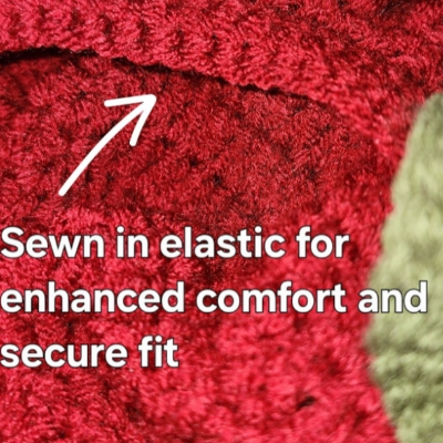 Handmade Crochet Hat Pink+White