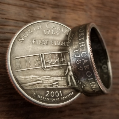 State Quarter Coin Rings