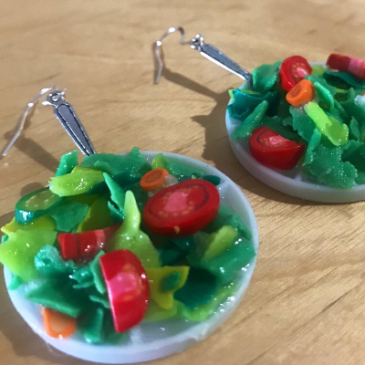 Salad Vegan Earrings