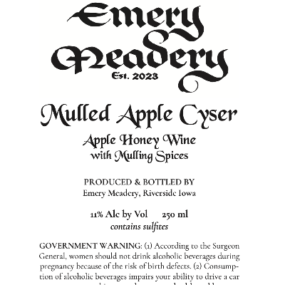 Mulled Apple Cyser Honey Wine