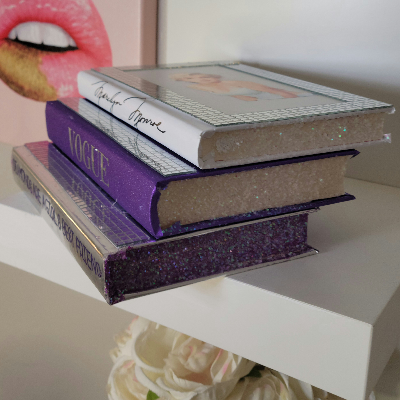 Bling Decor Glam Book Stack Custom Made Bling Books Stack 